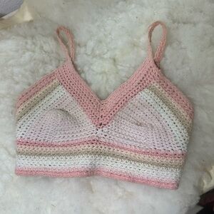 The sleepy Jane show crochet bralette cotton